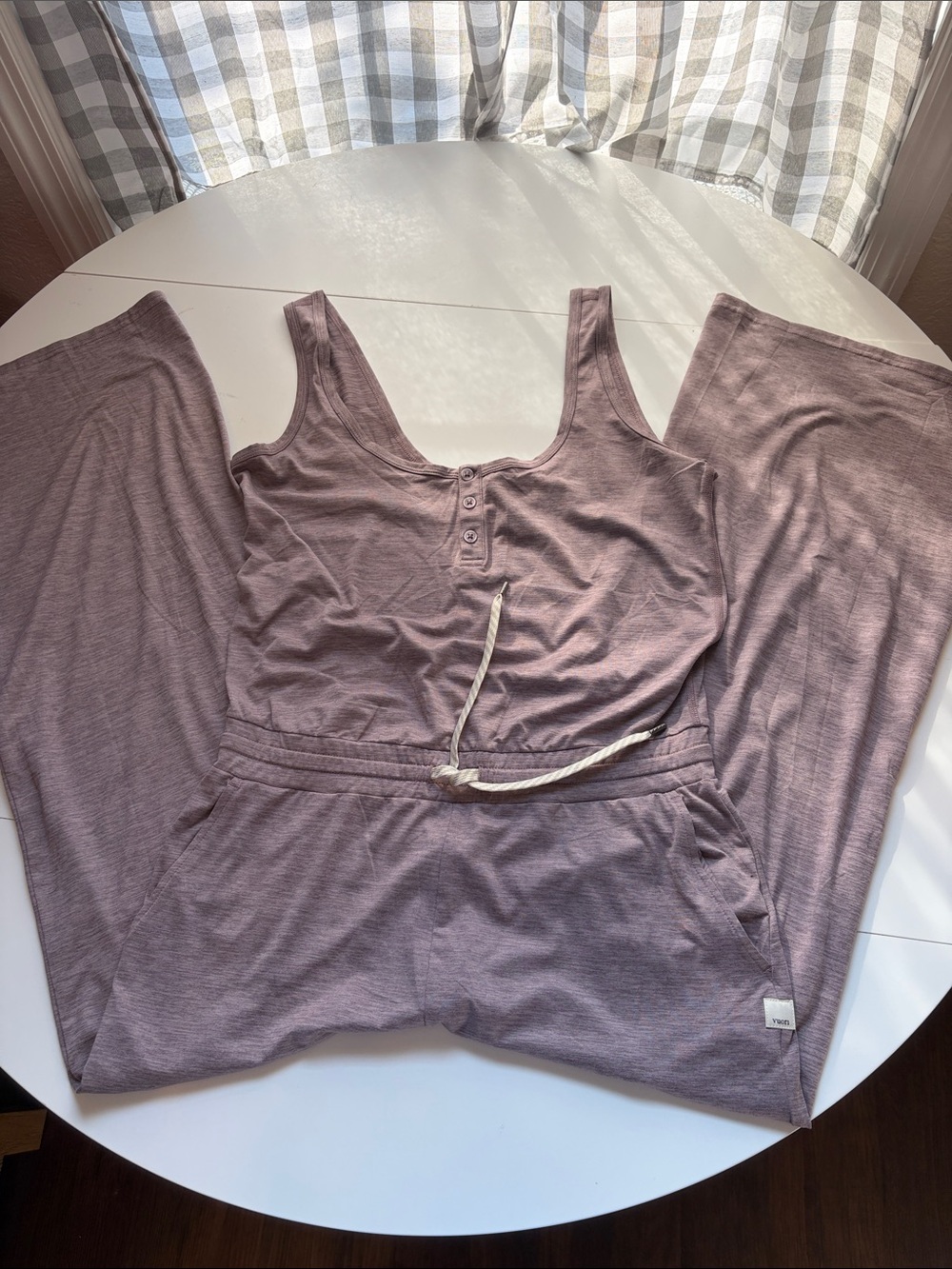 Vuori halo Dusty Mauve Tank Jumpsuit